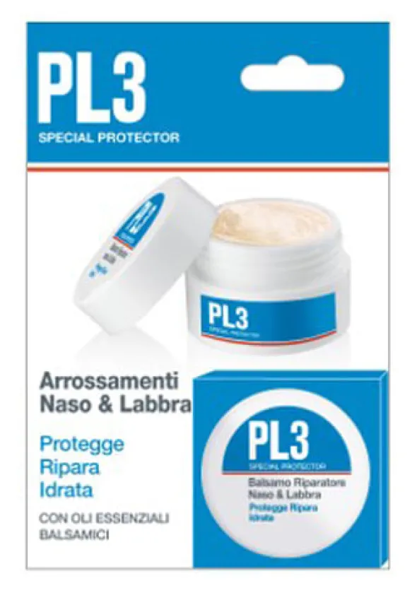 Balsamo PL3 riparatore naso e labbra con asterisco, tubetto