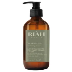 Balsamo Riah Timo Basilico volumizzante, capelli grassi 200ml