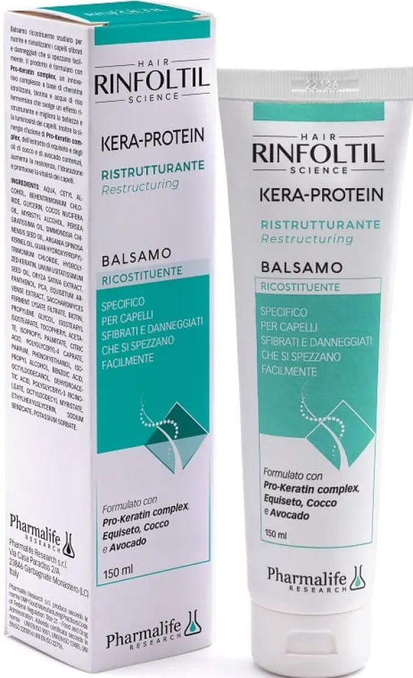 Balsamo Rinfoltil Kera-Prot ricostituente capelli danneggiati