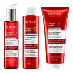 Balsamo Vichy Dercos Collagen 17 Filler ultra-riparatore, 200ml