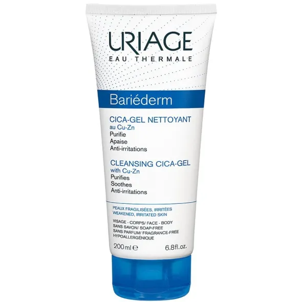 BARIEDERM CICA GEL NETTOYANT 200 ML