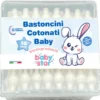 Bastoncini cotonati Baby Star con punta di sicurezza