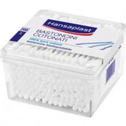 Bastoncini Cotone Hansaplast 200 pezzi, biodegradabili