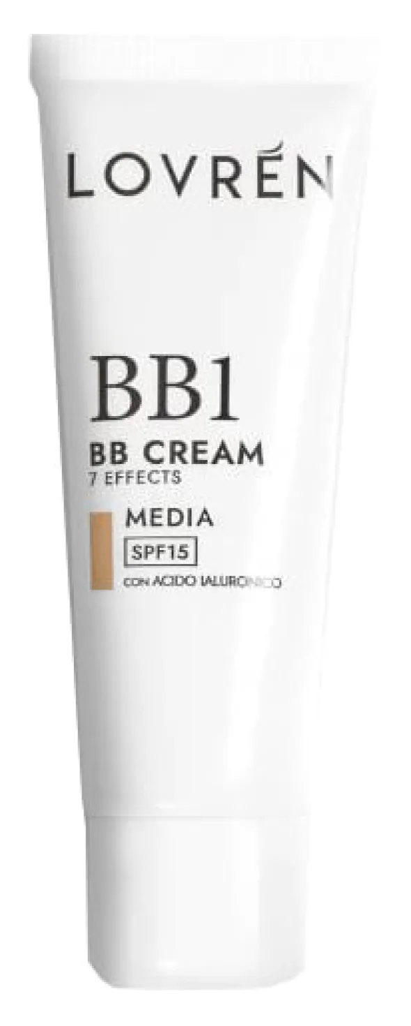 BB Cream Lovrén tonalità media con SPF15, 25ml