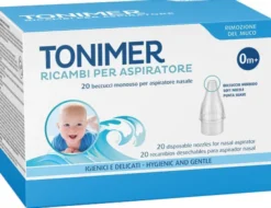 Beccucci Ricambio Tonimer per Aspiratore Nasale, 20 pezzi
