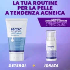 BENZAC SKINCARE PH CONTROL DETERGENTE VISO 150 ML Pack x2