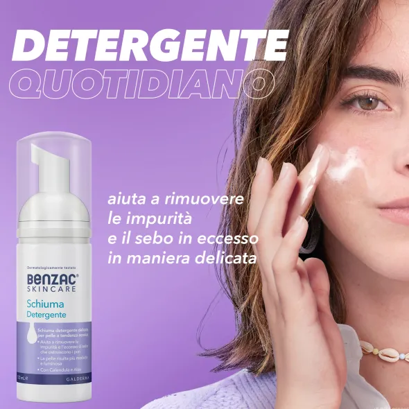BENZAC SKINCARE SCHIUMA DETERGENTE 130 ML