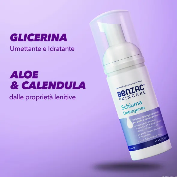 BENZAC SKINCARE SCHIUMA DETERGENTE 130 ML