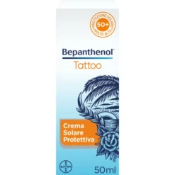 BEPANTHENOL TATTOO CREMA SOLARE PROTETTIVA SPF50+ 50 ML