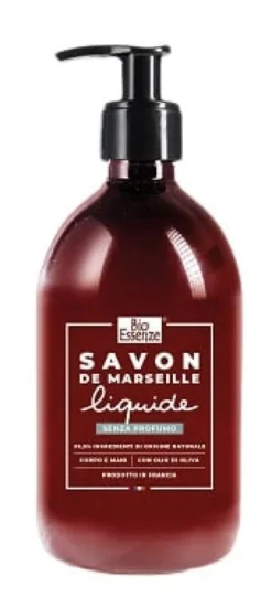 BIO ESSENZE SAVON DE MARSEILLE LIQUIDE SENZA PROFUMO 500 ML