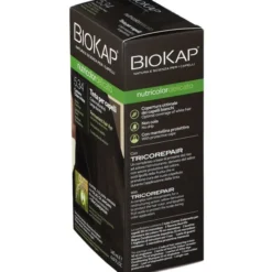 BIOKAP NUTRICOLOR DELICATO 5,34 CASTANO CHIARO MIELE TINTA TUBO + FLACONE