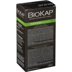 BIOKAP NUTRICOLOR DELICATO 4,00 CASTANO NATURALE TINTA TUBO + FLACONE