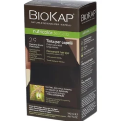 BIOKAP NUTRICOLOR DELICATO 2,9 CASTANO SCURO CIOCCOLATO TINTA TUBO + FLACONE