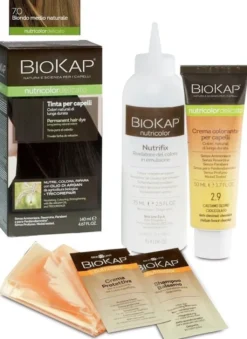 BIOKAP NUTRICOLOR DELICATO 7,0 NEW BIONDO MEDIO NATURALE TINTA 140 ML