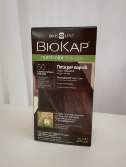 BIOKAP NUTRICOLOR DELICATO 5,0 NEW CASTANO CHIARO NATURALE TINTA 140 ML