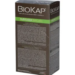 BIOKAP NUTRICOLOR DELICATO 1,0 NERO NATURALE TINTA TUBO + FLACONE