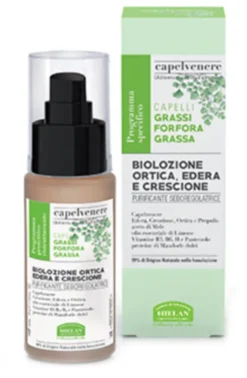 Biolozione Ortica Capelvenere per capelli grassi, flacone
