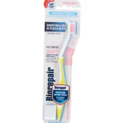 BIOREPAIR ORAL CARE ANTIBATTERICO SPAZZOLINO PIU' COMFORT PROTEZIONE GENGIVE SETOLE SUPER SOFT