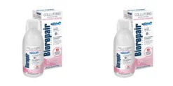 BIOREPAIR ORAL CARE COLLUTORIO ALTA INTENSITA' CON ANTIBATTERICO PROTEZIONE GENGIVE 500 ML Pack da 2