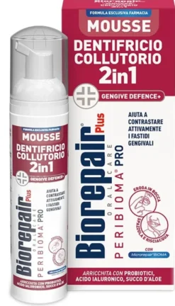 Biorepair Plus Mousse 2in1 dentifricio e collutorio