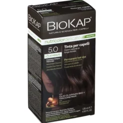 BIOS LINEBIOKAP NUTRICOLOR DELICATO RAPID TINTA 5,0 CASTANO CHIARO NATURALE 135 ML