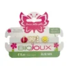 BJB009 BRACCIALE SILIC BIANCO GOLD PLATED