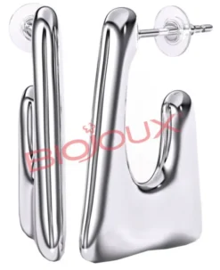 BJT297 ORECCHINI ALIZEE 20 MM STAINLESS STEEL