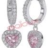 BJT314 ORECCHINI ALMA ROSE STAINLESS STEEL