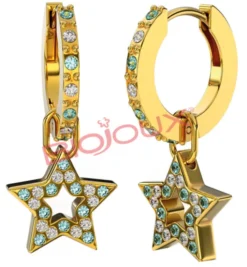 BJT282 ORECCHINI GINEVRA 12 GOLD PLATED