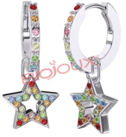 BJT281 ORECCHINI GINEVRA STAINLESS STEEL