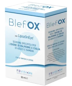BLEFOX SCHIUMA SPECIFICA PER IGIENE PALPEBRE E CIGLIA 50 ML CON EROGATORE + 60 DISCHETTI