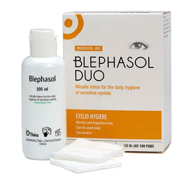 BLEPHASOL DUO SOLUZIONE MICELLARE IGIENE PALPEBRALE 100 ML + 100 GARZE