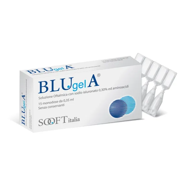 BLU GEL A MONODOSE GOCCE OCULARI 15 CONTENITORI MONODOSE