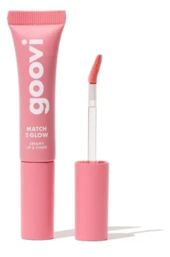 Blush in Crema Goovi Match 2 Glow Lip&Cheek 03, Vibrant Coral