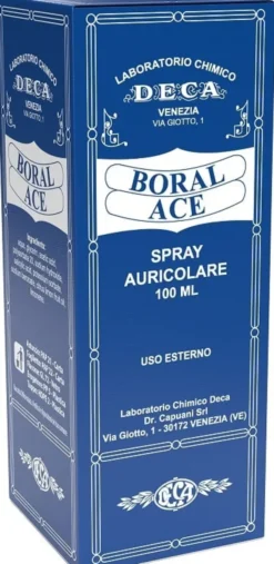 Boral Ace Spray Auricolare per la pulizia dell'orecchio, 100ml