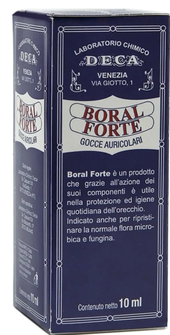 Boral Forte gocce auricolari per igiene orecchio, 10ml