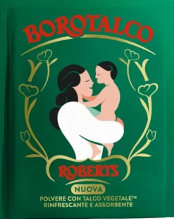 Borotalco Talco Vegetale in polvere per la pelle, 70g
