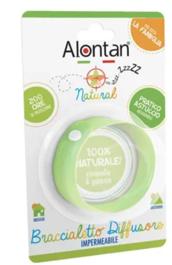 Braccialetto Alontan Natural repellente zanzare, 1 pezzo
