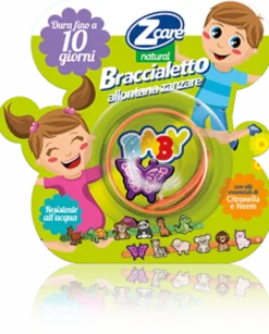 Braccialetto Zcare Natural Baby antizanzare, 1 pezzo