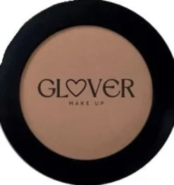 Bronzer compatto Glover 04 con perle, effetto abbronzato, 10g