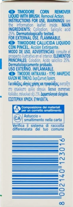 CALLIFUGO CICCARELLI LIQUIDO CON PENNELLO PER RIMOZIONE CALLLI 12 ML