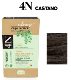 CAPELVENERE COLOURS TINTA CAPELLI 4N CASTANO