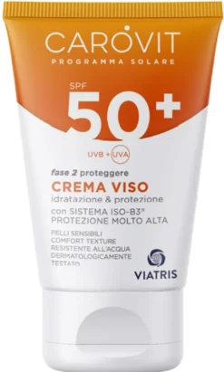 CAROVIT PROGRAMMA SOLARE CREMA VISO SPF50+ 50 ML