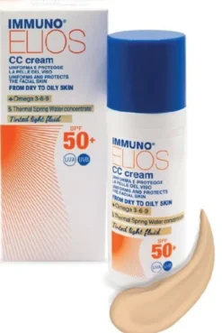 CC Cream Immuno Elios SPF50+ colore Light, 50ml