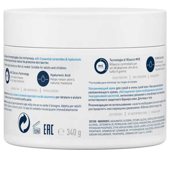 CERAVE CREMA IDRATANTE 340 G