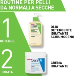 CERAVE OLIO DETERGENTE IDRATANTE SCHIUMOGENO 236 ML