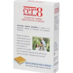 CER'8 CUSCINETTI ADESIVI ANTI ZANZARE SCATOLA DA 48 CUSCINETTI