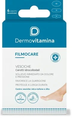 Cerotti Dermovitamina Filmocare per vesciche, 6 pezzi
