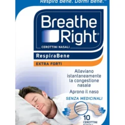 CEROTTI NASALI BREATHE RIGHT EXTRA FORTE 10 PEZZI