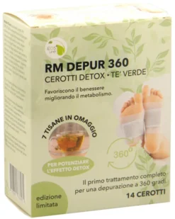 Cerotti RM Depur 360 Detox al Tè Verde, per piedi